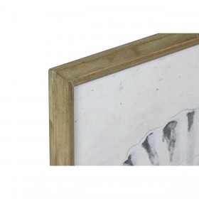 Quadro Home ESPRIT Grigio Naturale 50 x 2,5 x 60 cm (4 Unità)