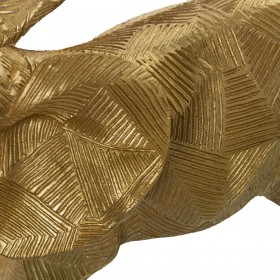 Statua Decorativa Alexandra House Living Dorato Plastica Elefante 12 x 25 x 26 cm