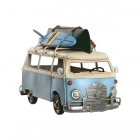 Statua Decorativa Home ESPRIT Azzurro Rosso Blu Marino 28 x 13,5 x 17,5 cm (3 Unità)