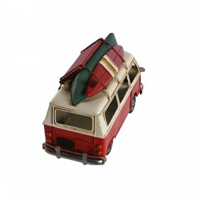 Statua Decorativa Home ESPRIT Azzurro Rosso Blu Marino 28 x 13,5 x 17,5 cm (3 Unità)