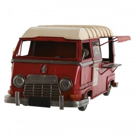 Statua Decorativa Home ESPRIT Azzurro Rosso Beige Vintage 33 x 17 x 16 cm (2 Unità)