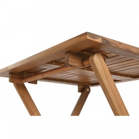 Tavolo con 2 sedie Home ESPRIT Marrone 60 x 60 x 74 cm