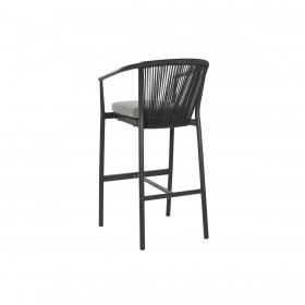 Sgabello Home ESPRIT Alluminio rattan sintetico 57 x 61 x 108 cm