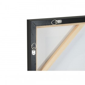 Quadro Home ESPRIT Marrone Nero Verde Astratto Città 80 x 4 x 80 cm (2 Unità)