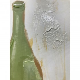Quadro Home ESPRIT Giallo Azzurro Mediterraneo 60 x 4 x 80 cm (4 Unità)