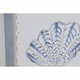 Quadro Home ESPRIT Azzurro Crema 30 x 3 x 40 cm (3 Unità)