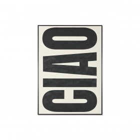 Quadro Home ESPRIT Ciao Bianco Nero Moderno 103 x 4,5 x 143 cm 103 x 4 x 143 cm
