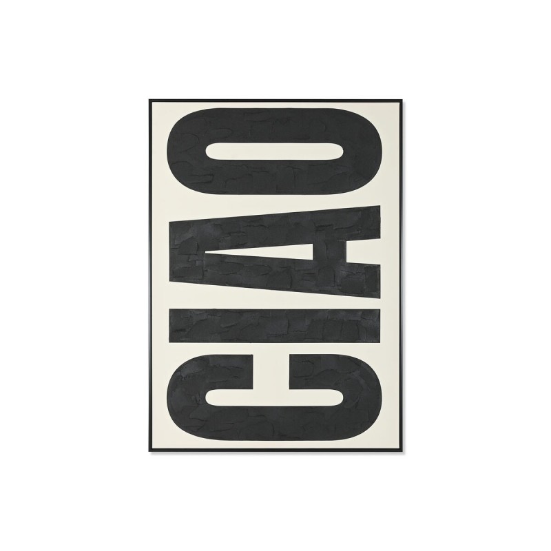 Quadro Home ESPRIT Ciao Bianco Nero Moderno 103 x 4,5 x 143 cm 103 x 4 x 143 cm