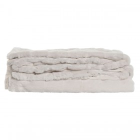 Coperta Home ESPRIT Beige 220 x 240 x 1 cm