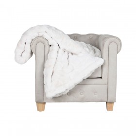 Coperta Home ESPRIT Beige 220 x 240 x 1 cm