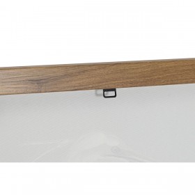 Quadro Home ESPRIT Bianco Beige Grigio Uccello Orientale 80 x 3,5 x 80 cm (2 Unità)