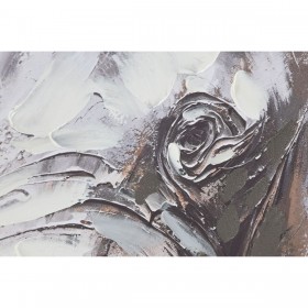 Quadro Home ESPRIT Bianco Marrone Grigio Elefante Coloniale 80 x 3,5 x 80 cm (2 Unità)