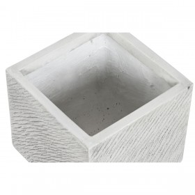 Vaso Home ESPRIT Grigio Magnesio 37 x 37 x 31,5 cm (4 Unità)