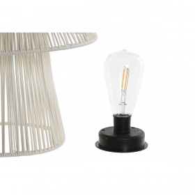 Lampada ad energia solare Home ESPRIT Bianco Marrone 31 x 31 x 30 cm (2 Unità)