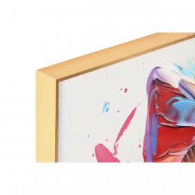 Quadro Home ESPRIT Moderno Gatto 80 x 3,5 x 80 cm (2 Unità)