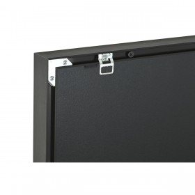Quadro Home ESPRIT Bianco Nero Astratto Moderno 80 x 3,5 x 80 cm (2 Unità)
