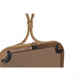 Specchio da parete Home ESPRIT Naturale 24 x 2,5 x 40 cm (2 Unità)