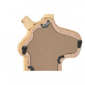 Specchio da parete Home ESPRIT Naturale 43 x 3 x 60 cm (2 Unità)