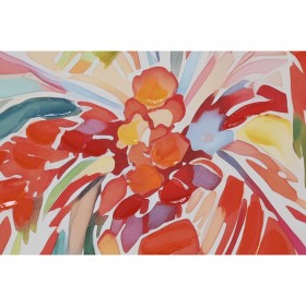 Quadro Home ESPRIT Palme Tropicale 80 x 3,5 x 80 cm (2 Unità)