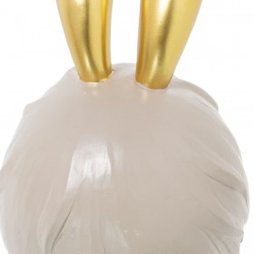 Busto Alexandra House Living Giallo Plastica Orecchie Chewing Gum 15 x 15 x 27 cm