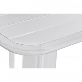 Tavolo con 2 sedie Home ESPRIT Bianco Metallo polipropilene 60 x 60 x 102 cm