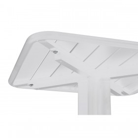 Tavolo con 2 sedie Home ESPRIT Bianco Metallo polipropilene 60 x 60 x 102 cm