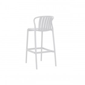 Tavolo con 2 sedie Home ESPRIT Bianco Metallo polipropilene 60 x 60 x 102 cm