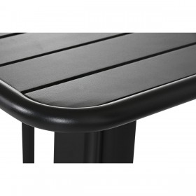 Tavolo con 2 sedie Home ESPRIT Nero Metallo polipropilene 60 x 60 x 102 cm