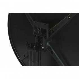 Tavolo da Pranzo Home ESPRIT Nero Metallo polipropilene 80 x 80 x 75 cm