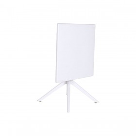 Tavolo da Pranzo Home ESPRIT Bianco Metallo polipropilene 70 x 70 x 75 cm
