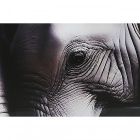 Quadro Home ESPRIT Nero Grigio Stampato 150 x 0,4 x 100 cm