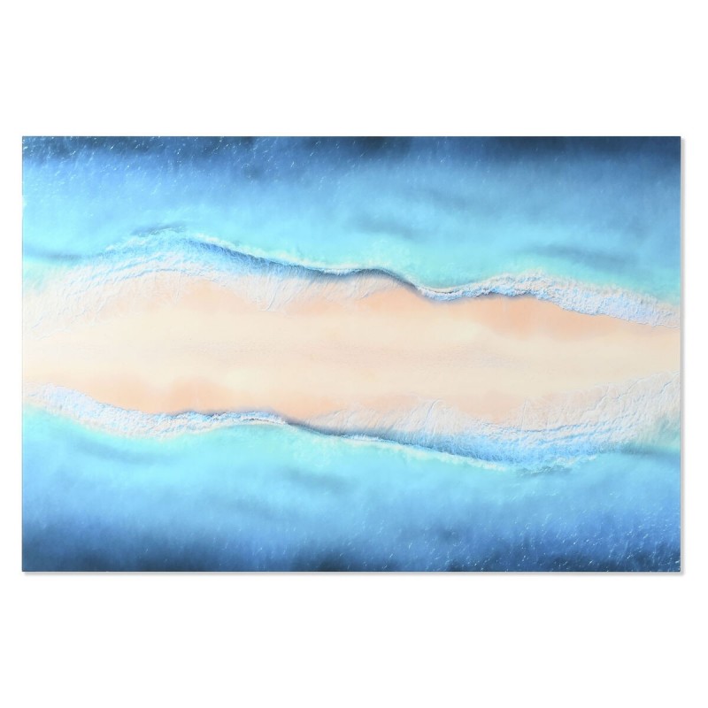Quadro Home ESPRIT Azzurro Beige Stampato 150 x 0,4 x 100 cm