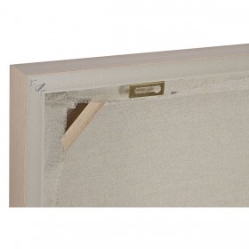 Quadro Home ESPRIT Bianco Beige Cerchi Città 82 x 4,5 x 82 cm (2 Unità)