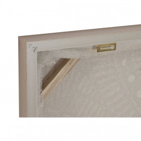 Quadro Home ESPRIT Bianco Beige Cerchi Città 122 x 4,5 x 62 cm (2 Unità)