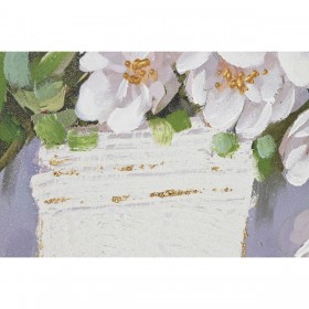 Quadro Home ESPRIT Bianco Grigio Romantico 140 x 3 x 70 cm (2 Unità)