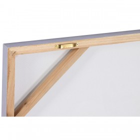 Quadro Home ESPRIT Bianco Grigio Romantico 140 x 3 x 70 cm (2 Unità)