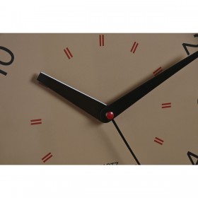 Orologio da Parete Home ESPRIT Bianco Beige Grigio PVC 30 x 4 x 30 cm (3 Unità)