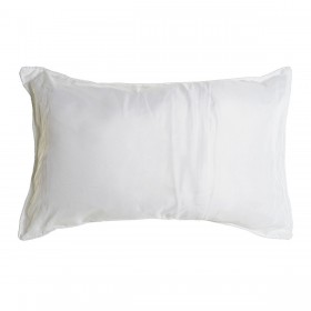 Cuscino DKD Home Decor Bianco Poliestere Floreale 60 x 10 x 40 cm