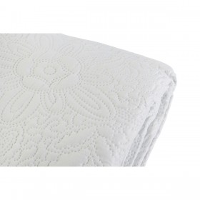 Trapunta DKD Home Decor Bianco Osimano 270 x 270 x 1 cm