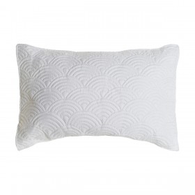 Cuscino DKD Home Decor Bianco Poliestere 60 x 10 x 40 cm
