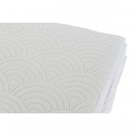 Trapunta DKD Home Decor Bianco Singolo Matrimoniale 180 x 260 x 1 cm