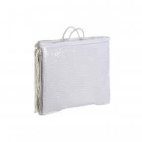 Trapunta DKD Home Decor Bianco Singolo Matrimoniale 180 x 260 x 1 cm