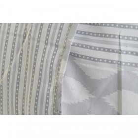 Cuscino DKD Home Decor Beige Grigio Poliestere Patchwork 60 x 10 x 40 cm