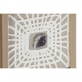 Quadro Home ESPRIT Bianco Naturale Moderno 22 x 2 x 22 cm