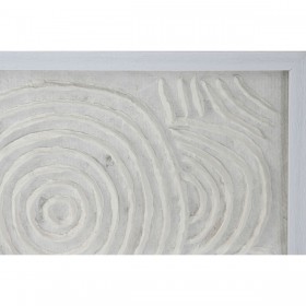 Quadro Home ESPRIT Bianco Naturale Scandinavo 35 x 2 x 35 cm