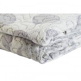 Trapunta DKD Home Decor Beige Grigio Singolo Matrimoniale 180 x 260 x 1 cm