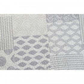 Trapunta DKD Home Decor Beige Grigio Singolo Matrimoniale 180 x 260 x 1 cm