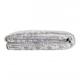 Trapunta DKD Home Decor Beige Grigio Osimano 270 x 270 x 1 cm