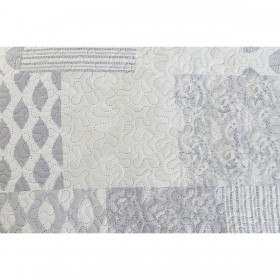 Trapunta DKD Home Decor Beige Grigio Osimano 270 x 270 x 1 cm