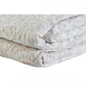 Trapunta DKD Home Decor Marrone Beige Osimano 270 x 270 x 1 cm
